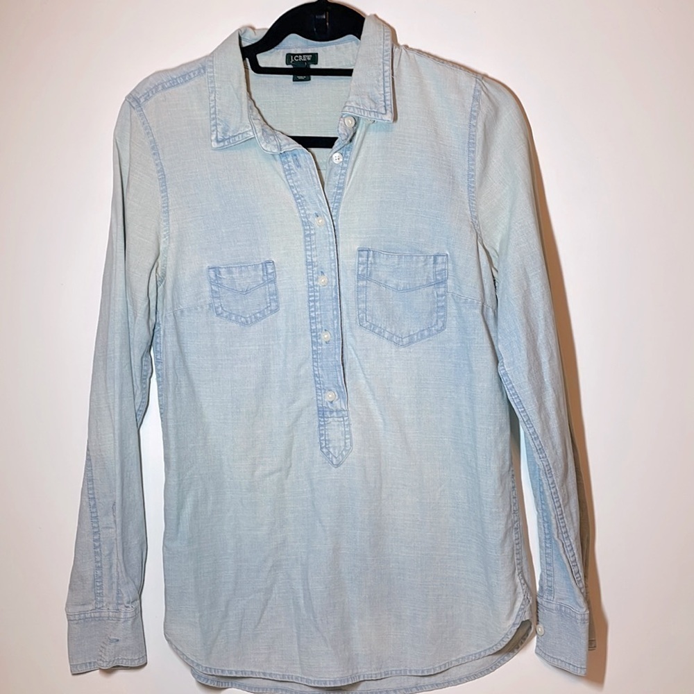 J. Crew Chambray blouse tunic